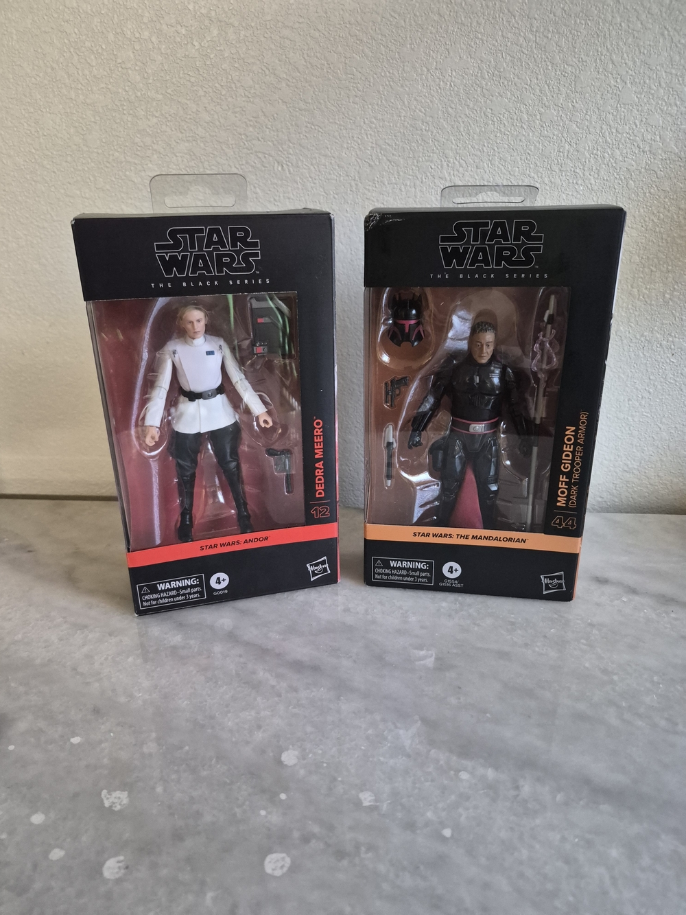 Star Wars Hasbro The Black Series Dedra Meero & Moff Gideon 6in Figures